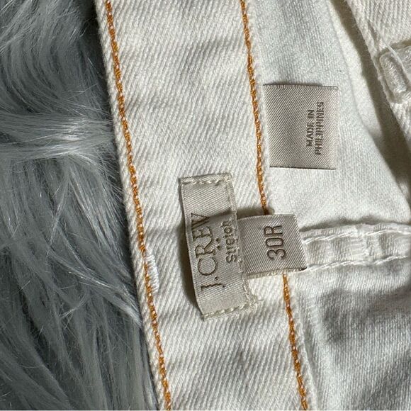 J. Crew White Straight Leg Jeans - Picture 3 of 7